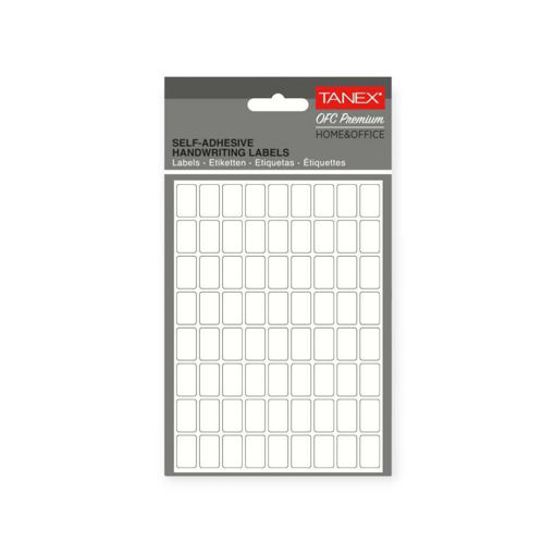 Picture of SELF-ADHESIVE LABELS WHITE 9.5X16MM 10 SHEETS